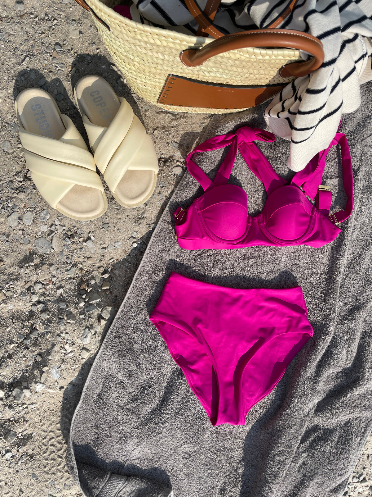 Bikini-Höschen Mermaid purpur