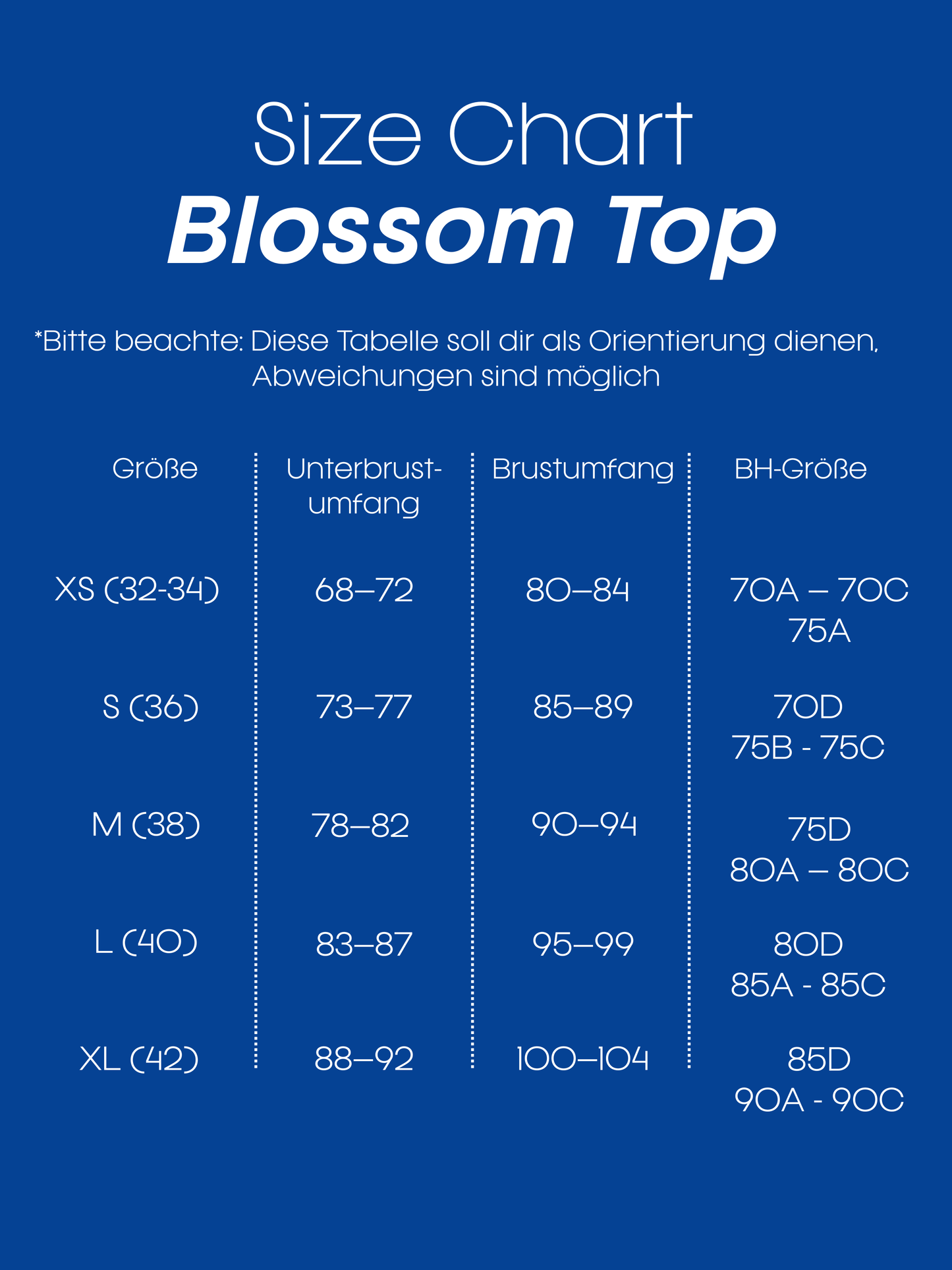 Bikini-Top Blossom marineblau