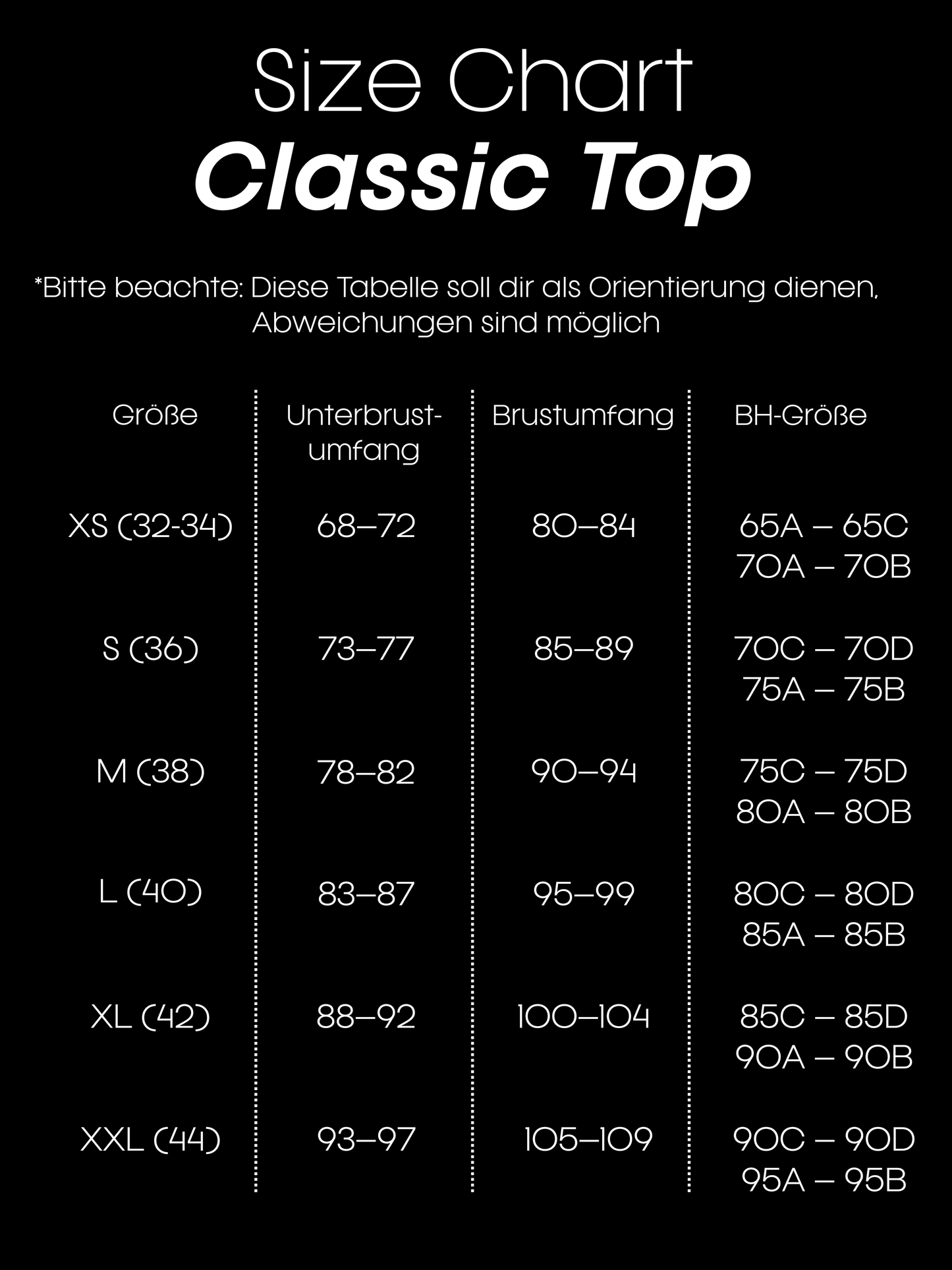 Bikini-Top Classic schwarz