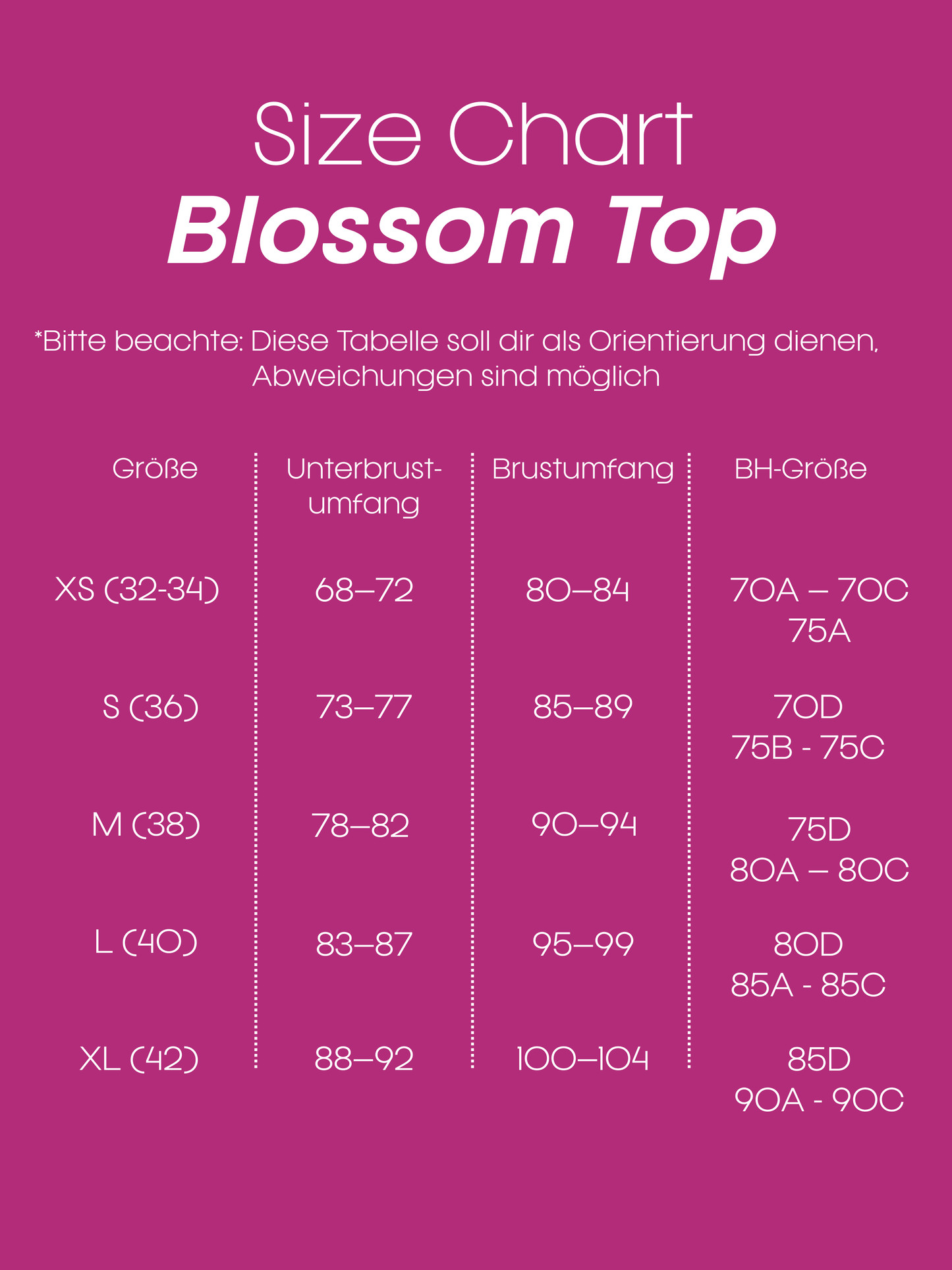 Bikini-Top Blossom purpur