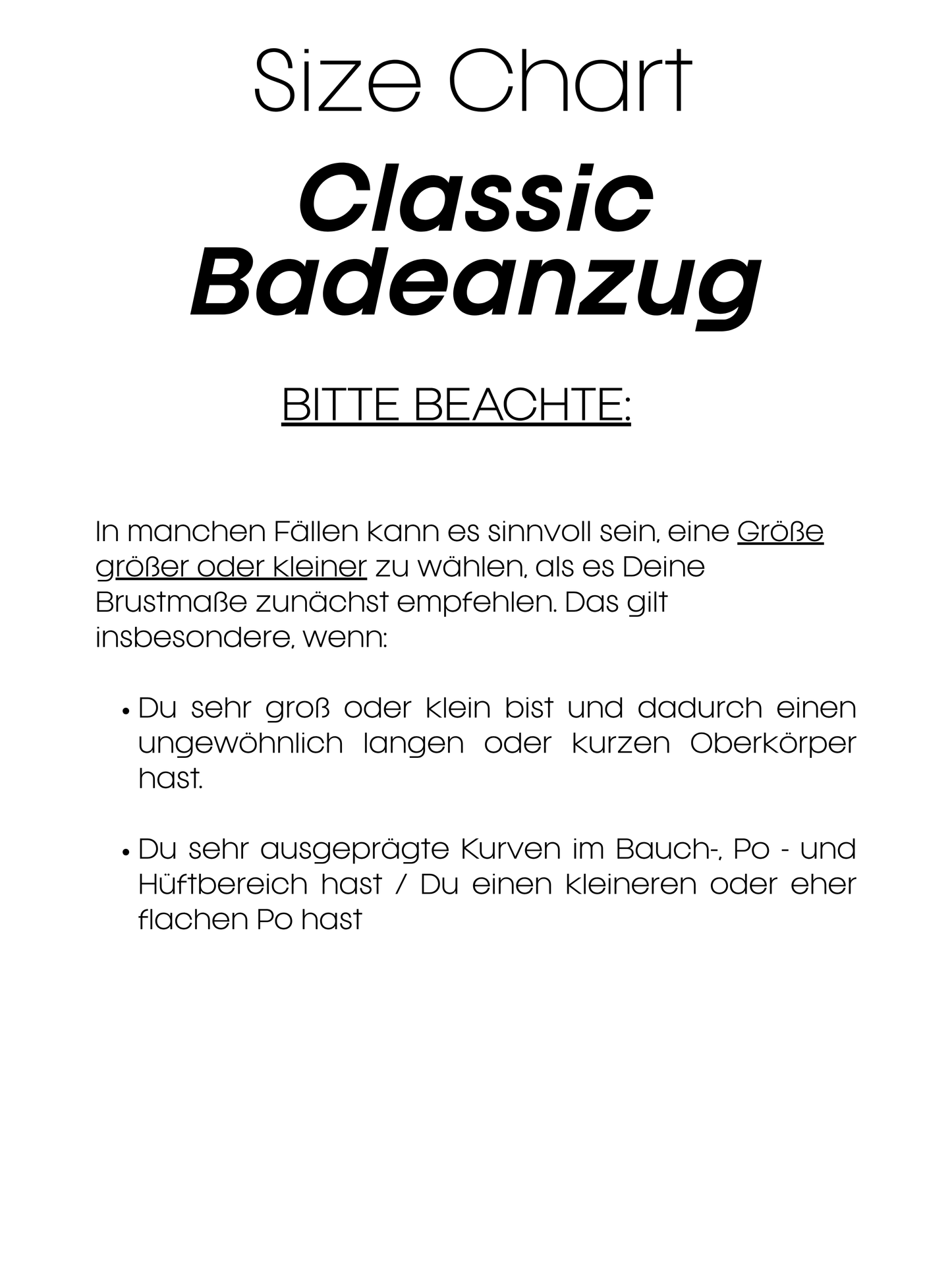 Badeanzug Classic weiß