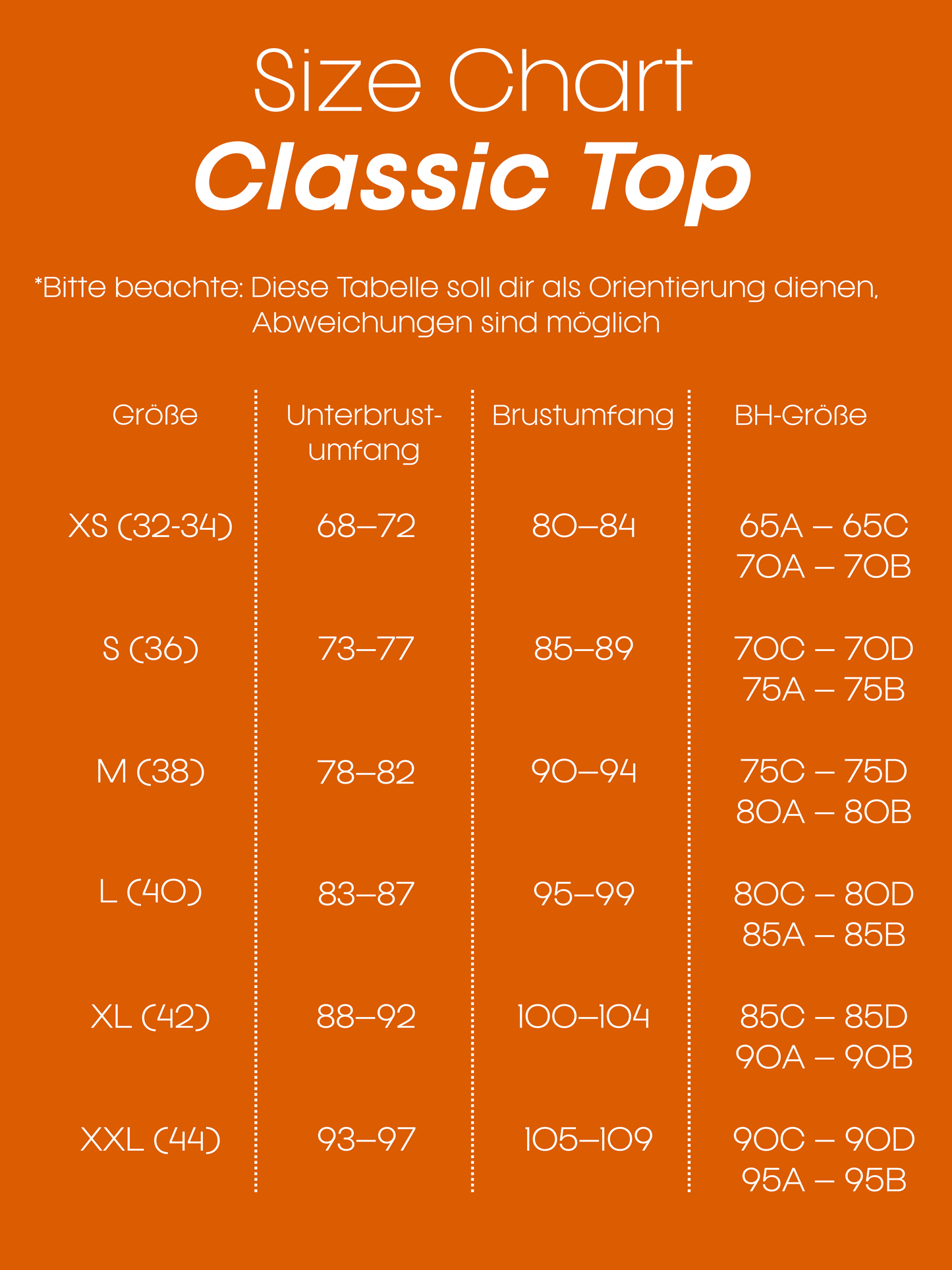 Bikini-Top Classic rostrot