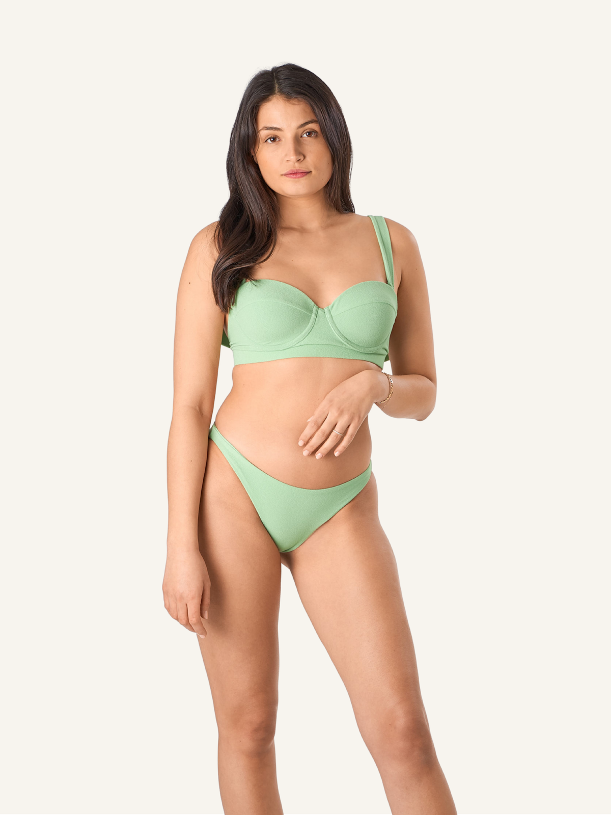 Bikini-Höschen Ocean lotusgrün