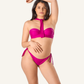Bikini-Höschen Blossom Purpur