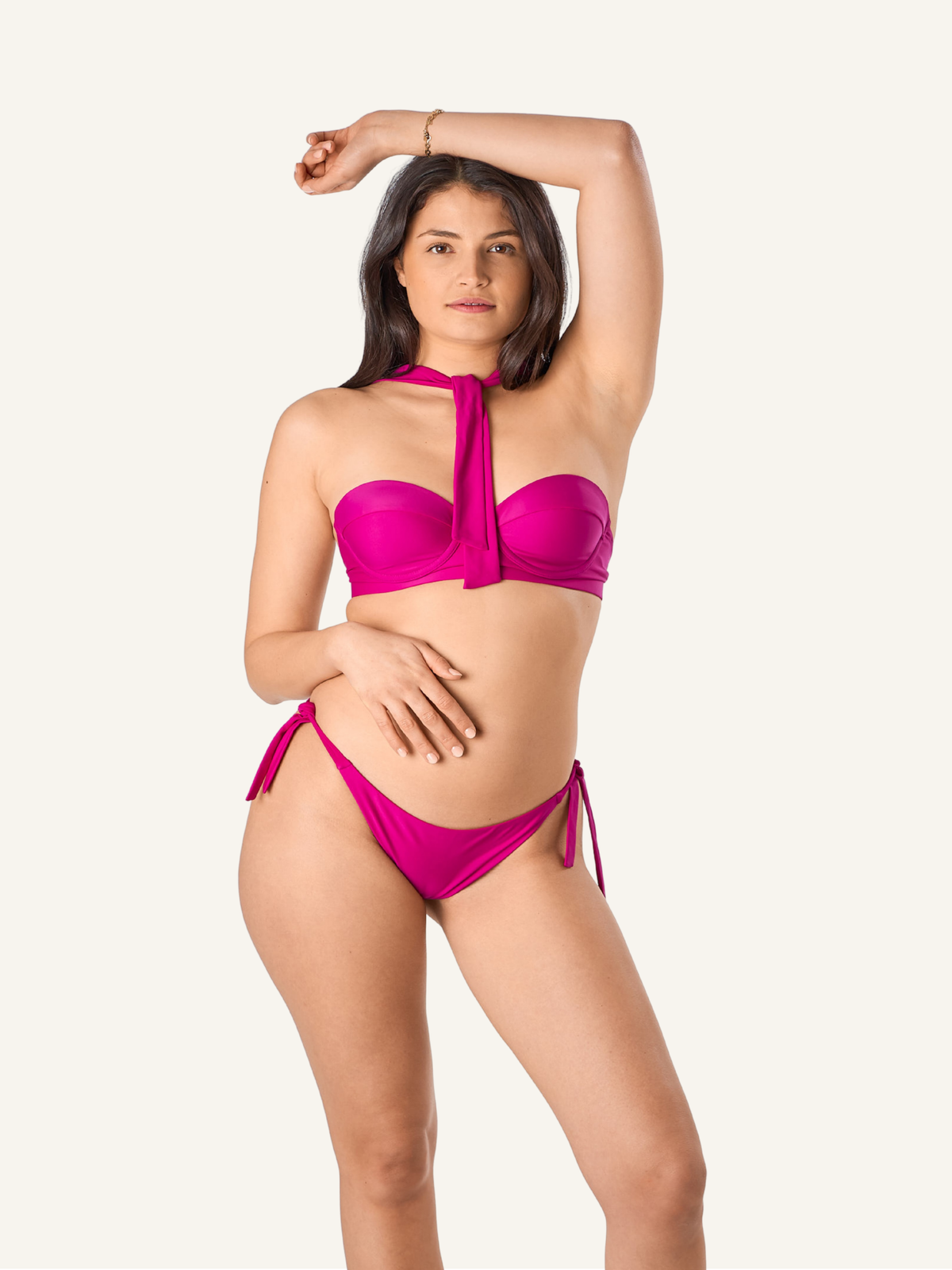 Bikini-Höschen Blossom Purpur
