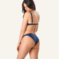 Bikini-Top Ocean marineblau
