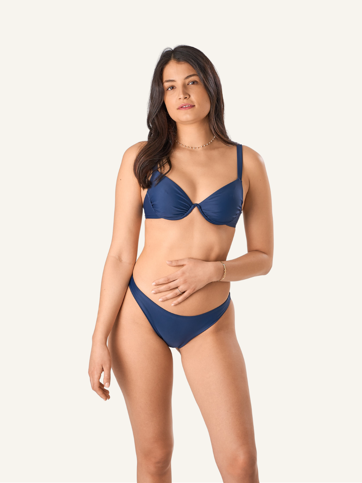 Bikini-Top Ocean marineblau