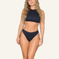 Bikini-Höschen classic high schwarz