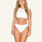 Bikini-Höschen classic high weiß