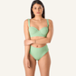 Bikini-Höschen Mermaid lotusgrün