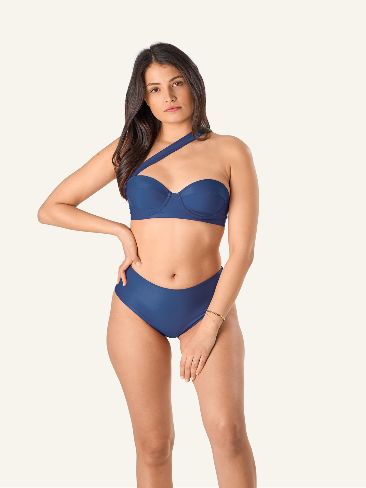 Bikini-Höschen Mermaid marineblau