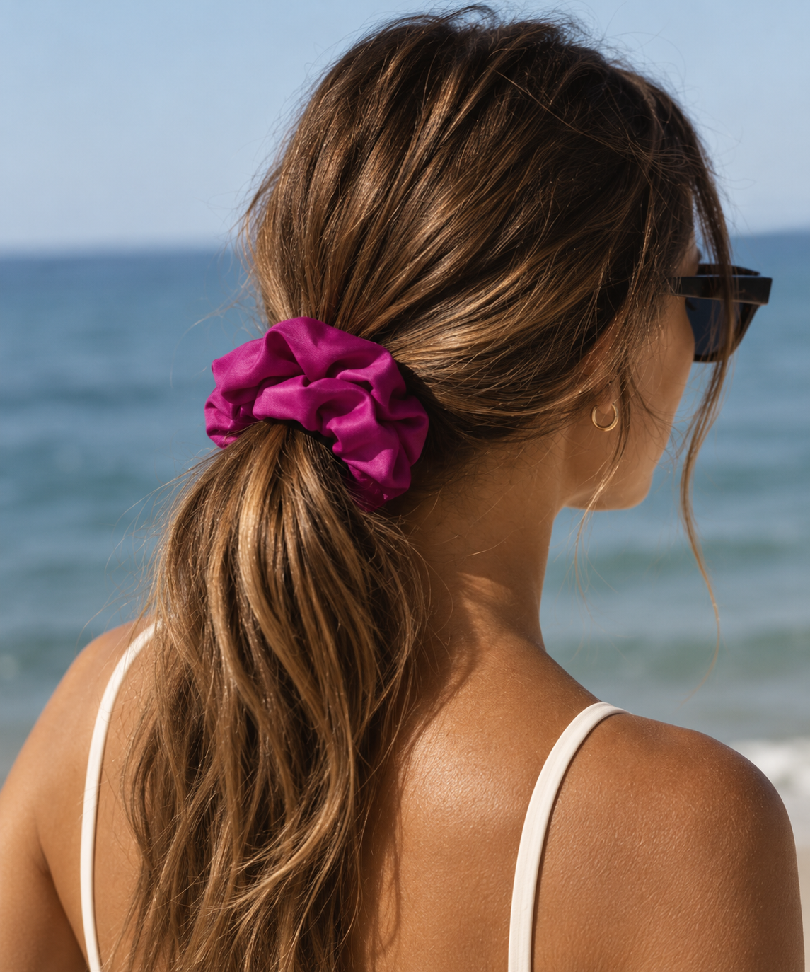 Scrunchie purpur
