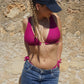 Bikini-Top Blossom purpur