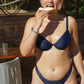 Bikini-Top Ocean marineblau