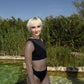 Bikini-Höschen classic high schwarz