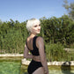 Bikini-Höschen classic high schwarz