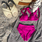 Bikini-Höschen Mermaid purpur