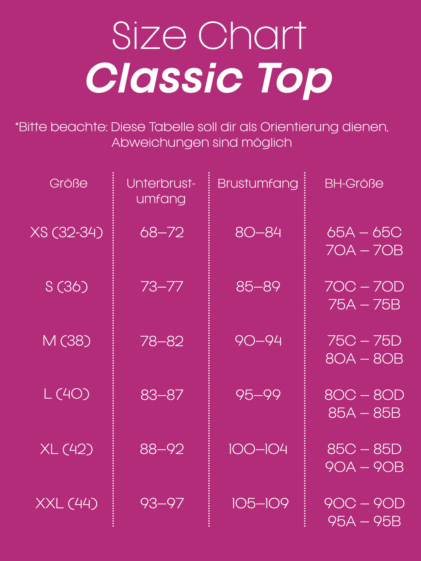 Bikini-Top Classic purpur