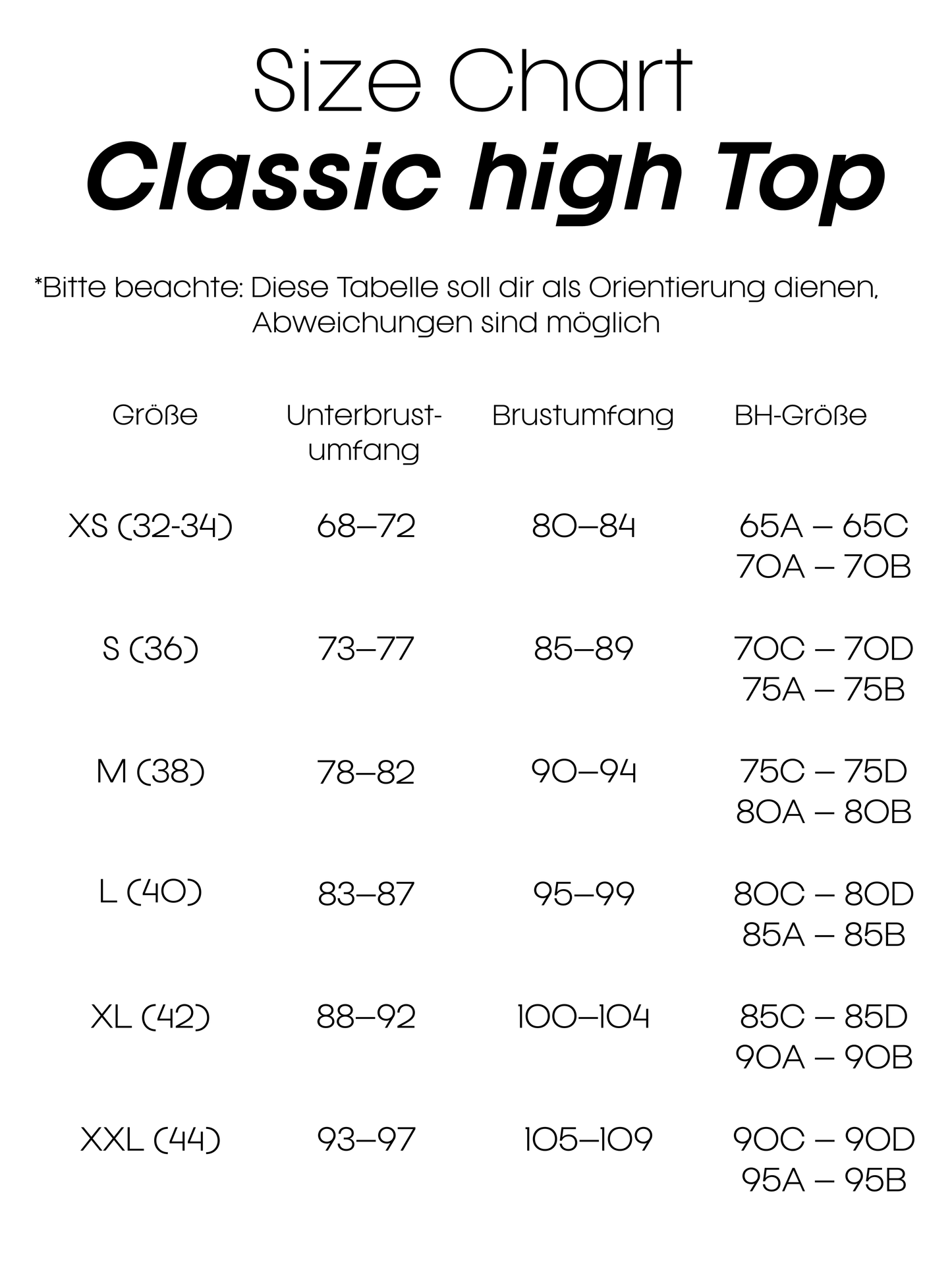 Bikini-Top classic high weiß