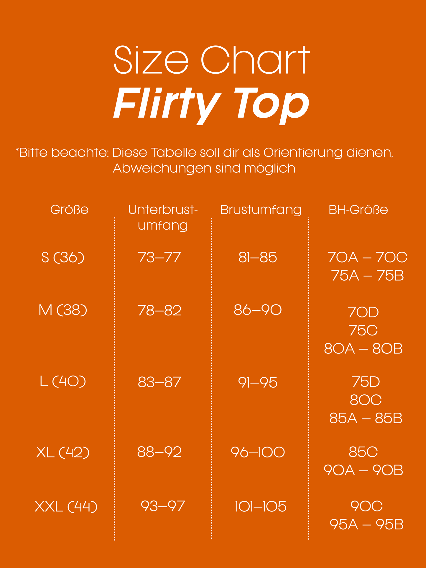 Bikini-Top Flirty rostrot