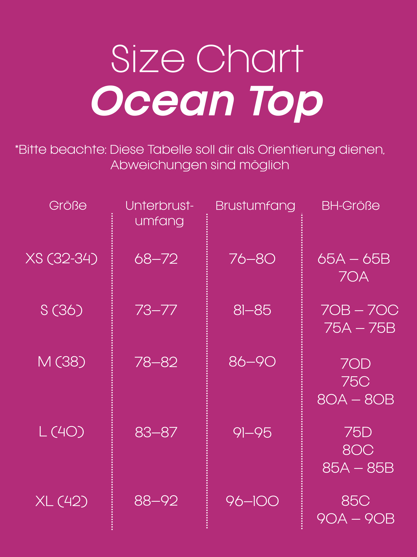 Bikini-Top Ocean purpur