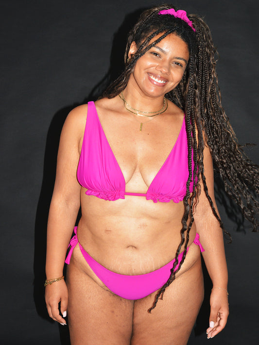 Bikini-Höschen Blossom Purpur