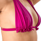 Genießen Sie nicht nur die Freiheit der Anpassbarkeit, sondern auch das besondere Design, das dieses Purpur-Bikini-Top zu einem unverzichtbaren Teil Ihrer Sommergarderobe macht. Entdecken Sie, wie dieses einzigartige Stück die perfekte Balance zwischen Stil und Komfort findet, und gönnen Sie sich einen unvergesslichen Sommer mit diesem exklusiven Modell